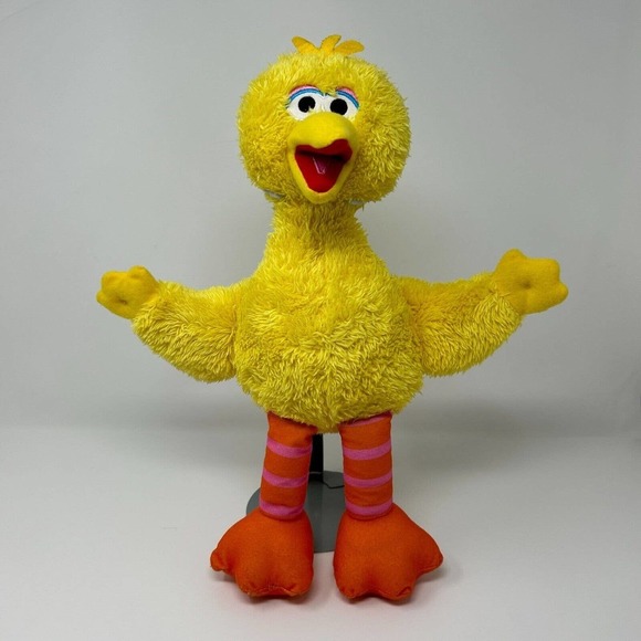 Big Bird Plush 13” Sesame Street Kohl’s Cares Stuffed Animal Carry Along Toy - Picture 2 of 10
